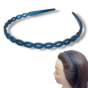 HAIRSTORY Y4085 France Multi-Color Oval Link Headband
