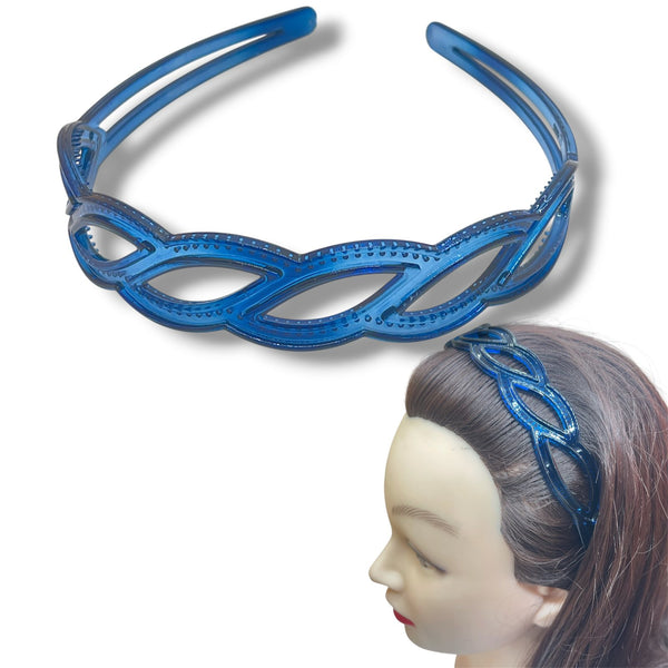 HAIRSTORY Y4006 France Multi-Color Infinity Weave Headband