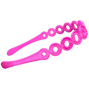 HAIRSTORY T062 Shimmer Round Holes Headband