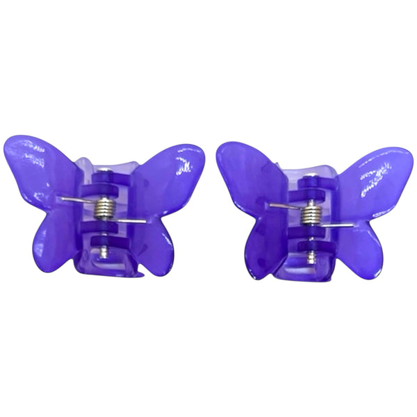 HAIRSTORY Sun UV Color Changing Clips Small Butterfly Hair Claw