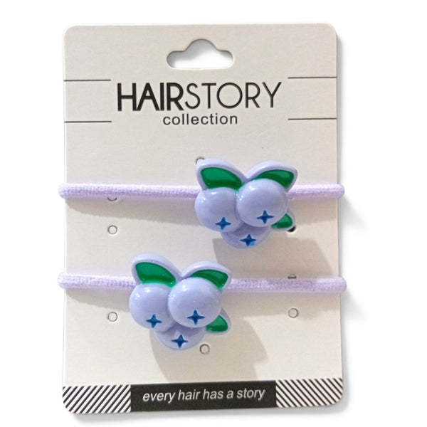HAIRSTORY Cute Fruit/Vegetable Garden Hair Ties