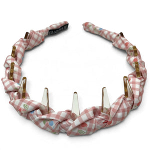 HAIRSTORY Cherry Wrapped Headband