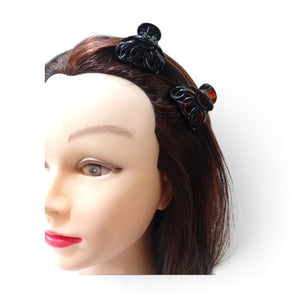 HAIRSTORY Black and Brown Collection Tiny Clamp