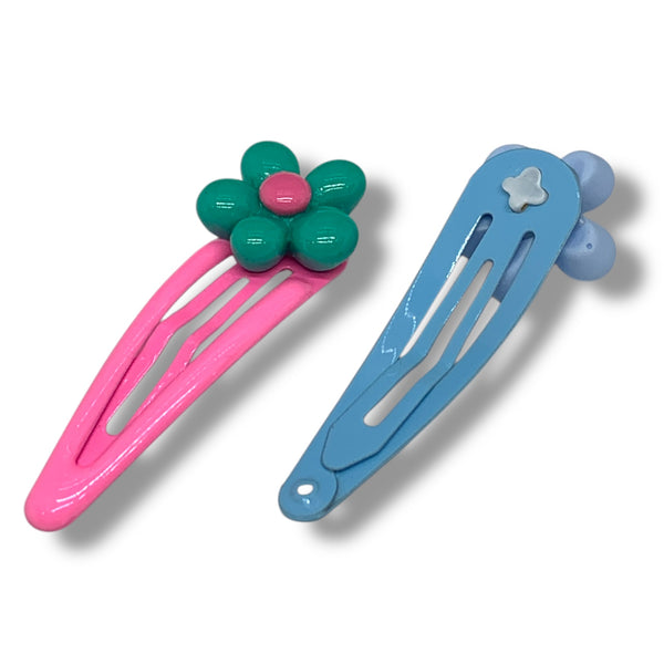 HAIRSTORY Flower Colorful Bean Snap clip (2435)