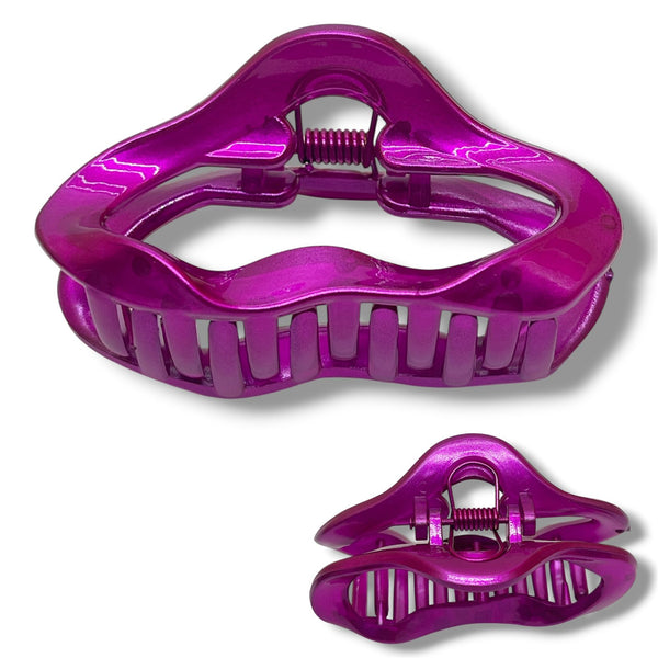 HAIRSTORY D829 CHROME Cloud Hair Claw Clip