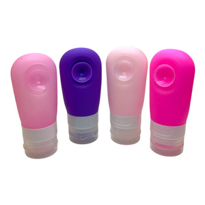 HAIRSTORY 6019 Silicone Bottle W/ Facial Brush  1pcs Random Color