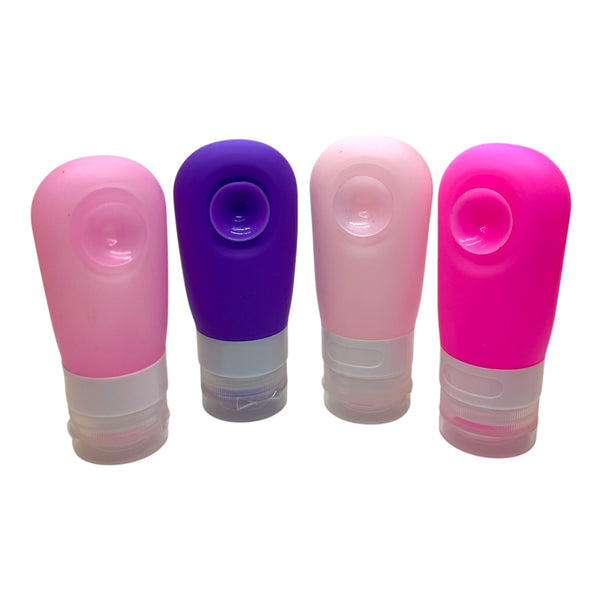 HAIRSTORY 6019 Silicone Bottle W/ Facial Brush  1pcs Random Color