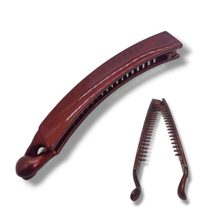 HAIRSTORY CHROME Plain Banana Clamp Clip