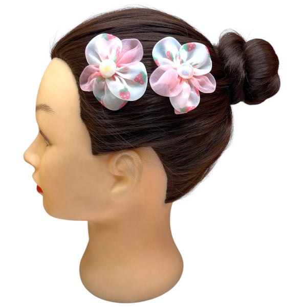 HAIRSTORY Mini Flower Pearl Charm Pin Curl