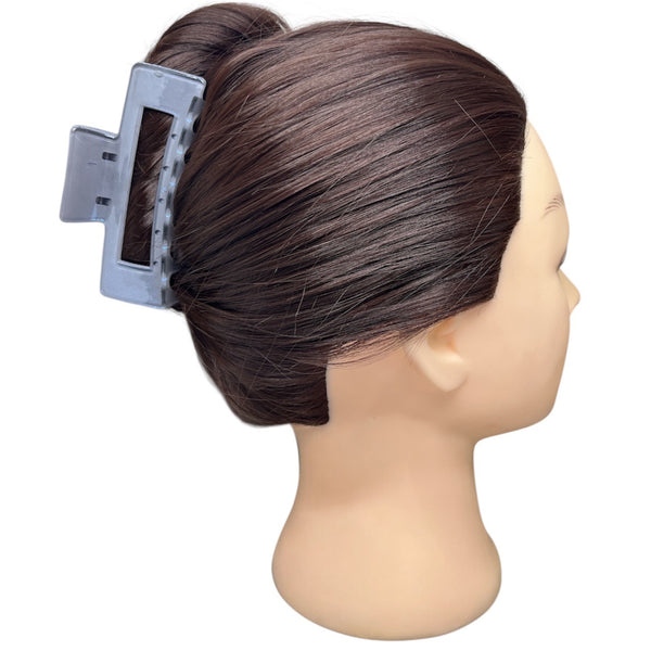 HAIRSTORY D705 SHIMMER Jumbo Rectangular Hair Claw Clamp Clip