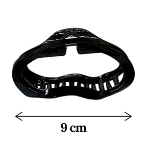 HAIRSTORY Glossy Black Cloud Hair Claw Clamp