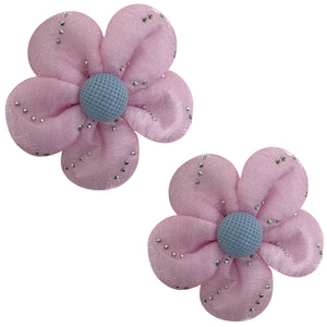 HAIRSTORY Shimmer Chiffon Flower Pin Curl (002-SCF)