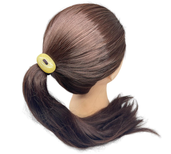 HAIRSTORY Oval Acrylic Bead Ponytail-#66