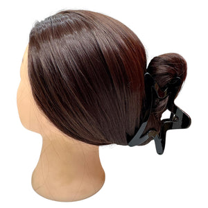 HAIRSTORY Glossy Black Star Hair Claw Clamp