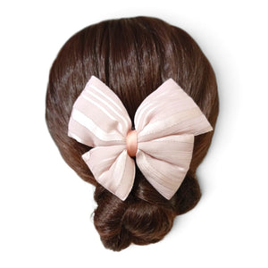 HAIRSTORY Bow Shimmer Silver Details