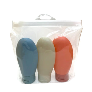 HAIRSTORY Squeezable Travel Bottle 50ml 3Pcs/Set Random Color