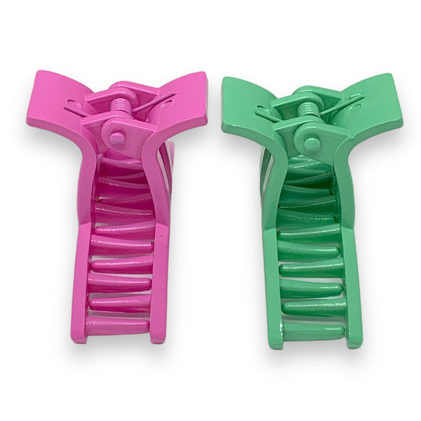 HAIRSTORY Sorbet Colored Small Hair Clamp Clips - D556