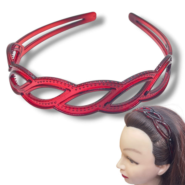 HAIRSTORY Y4006 France Multi-Color Infinity Weave Headband