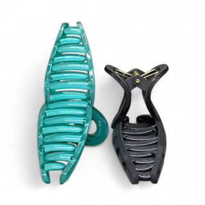 HAIRSTORY D832 SHIMMER Classic Knot Hair Claw Clamp Clip