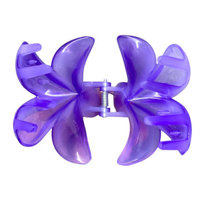 HAIRSTORY Sun UV Color Changing Double Sided Flower Orchid Hair Clip Clamp