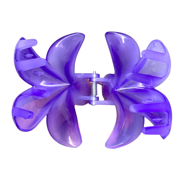 HAIRSTORY Sun UV Color Changing Double Sided Flower Orchid Hair Clip Clamp