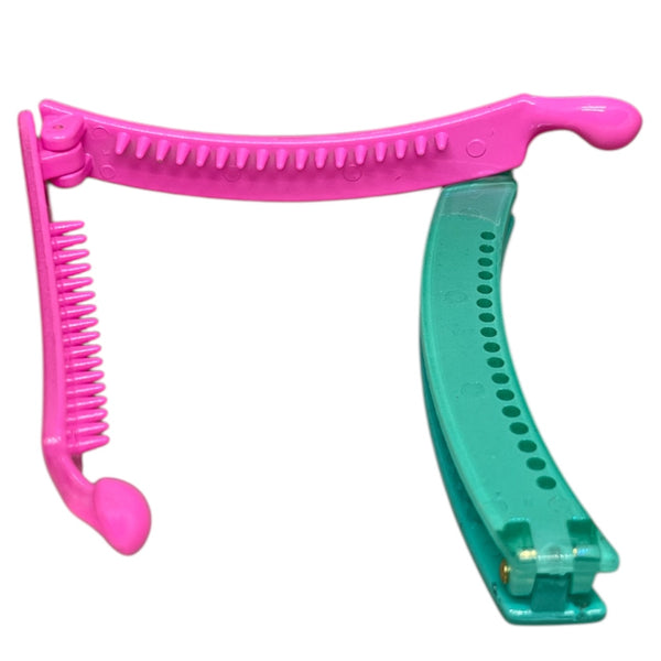HAIRSTORY B121 Shimmer Plain Banana Clamp Clip