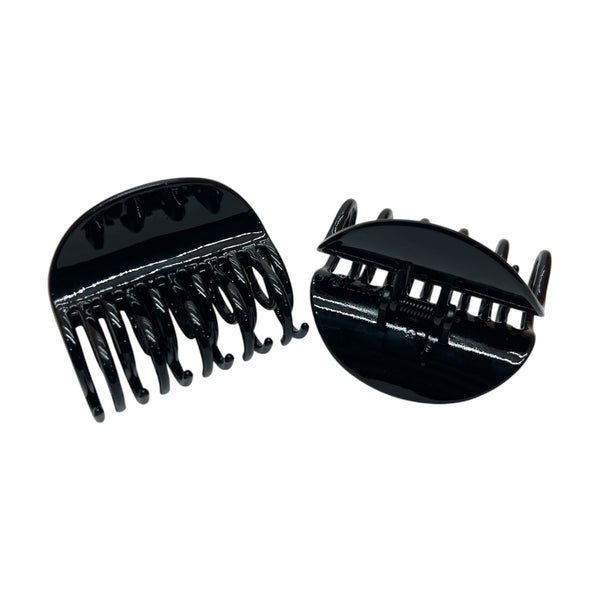 HAIRSTORY D894 Glossy Wide Hair Claw