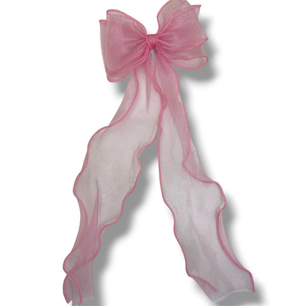 HAIRSTORY #210-3 Ribbon Long Bow Mesh/Lining