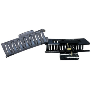HAIRSTORY D705 SHIMMER Jumbo Rectangular Hair Claw Clamp Clip