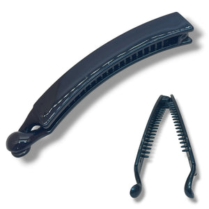 HAIRSTORY CHROME Plain Banana Clamp Clip