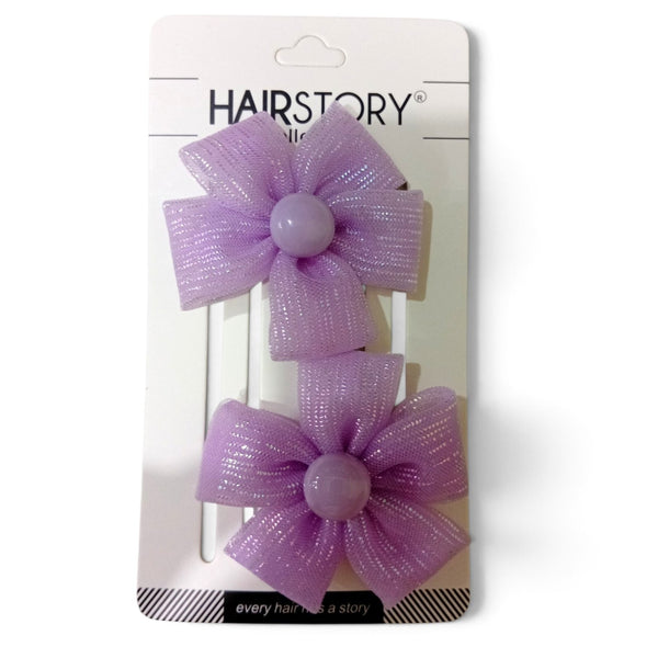 HAIRSTORY Organza Flower Hair Clip