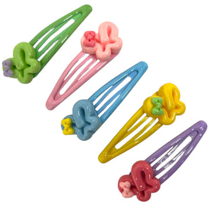 HAIRSTORY Butterfly Colorful Bean Snap clip (#13-B)
