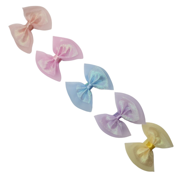 HAIRSTORY Metallic Ribbon Pin Curl (001-MR)