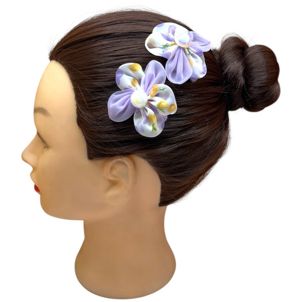 HAIRSTORY Mini Flower Pearl Charm Pin Curl