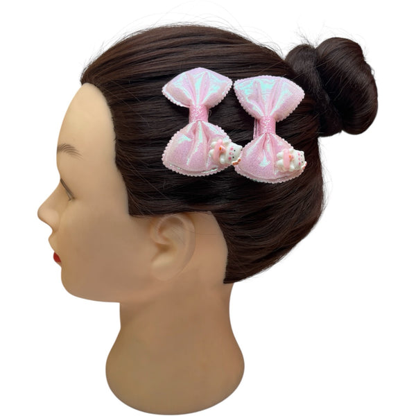 HAIRSTORY Metallic Animal Ribbon Charm Pin Curl (001-MRA)
