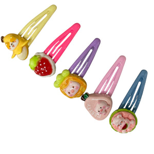 HAIRSTORY Fruit Colorful Bean Snap clip (#21-F)