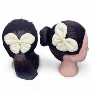 HAIRSTORY Woven Cotton Butterfly Pin Curl (002-WCB)