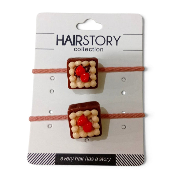 HAIRSTORY Cute Cake & Pastry Hair Ties