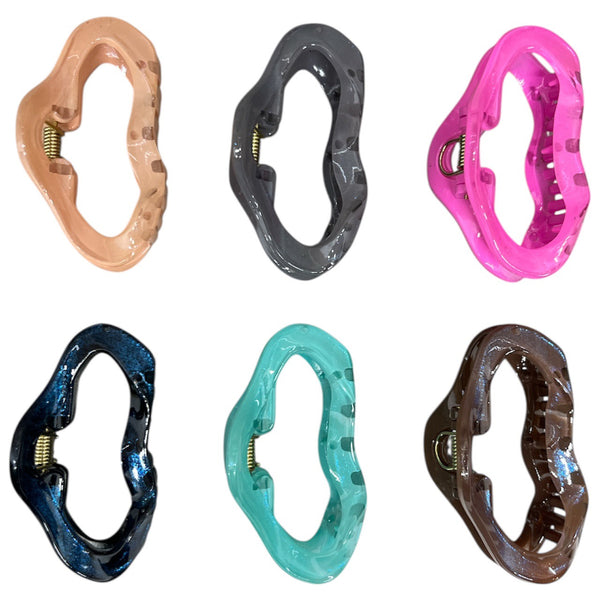 HAIRSTORY D829-D805 Shimmer Cloud Hair Claw Clamp
