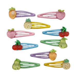 HAIRSTORY Crystal Fruit Colorful Charm Snap Clip (#13-CFC)