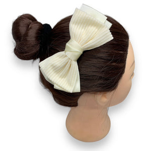 HAIRSTORY Double Bow Velvet Pin Curl Clips-#7A