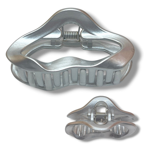HAIRSTORY D829 CHROME Cloud Hair Claw Clip