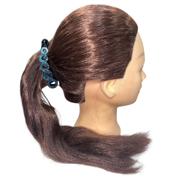 HAIR B114 Shimmer Basic Round Holes Banana Clamp ClipSTORY