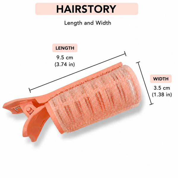 HAIRSTORY #8097 Hair Roller Bangs Styling Clip 2pcs Random Color