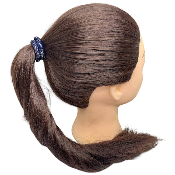 HAIRSTORY Metallic Colored Hair Tie Ponytail (2413)