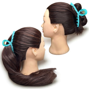 HAIRSTORY D832 SHIMMER Classic Knot Hair Claw Clamp Clip