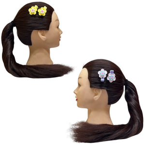 HAIRSTORY Crystal Flower Charm Pin Curl (001-CF)