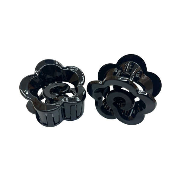 HAIRSTORY Glossy Small Flower Claw
