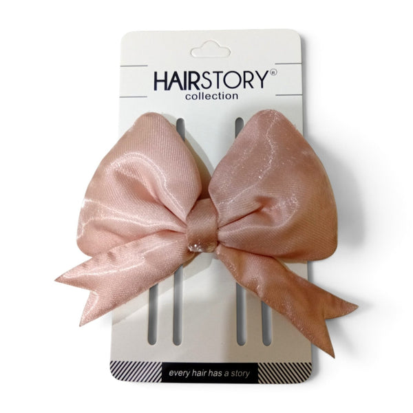 HAIRSTORY Bow Sheer Fabric Hair Clip