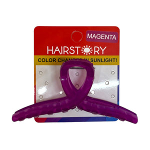 HAIRSTORY Sun UV Color Changing Large Knot Classic Hair Clip Clamp